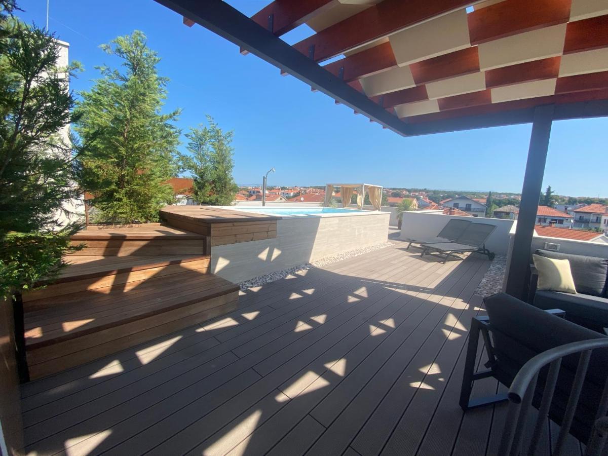 Shell Sky Luxury Penthouse With Private Pool Lejlighed Zadar Eksteriør billede